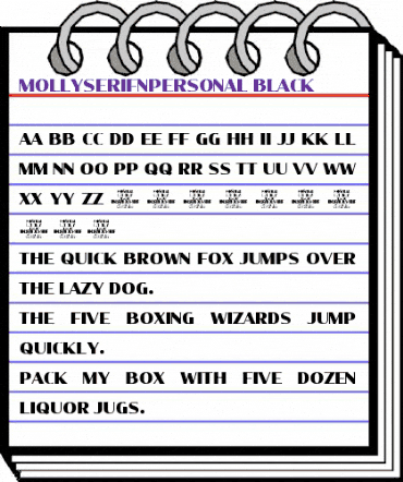 Molly Serif N PERSONAL Black animated font preview Molly Serif N PERSONAL Black animated font preview