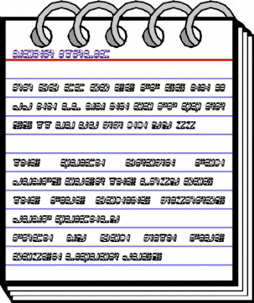 Mona Italic animated font preview