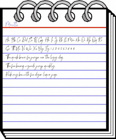 Monatta Regular animated font preview Monatta Regular animated font preview