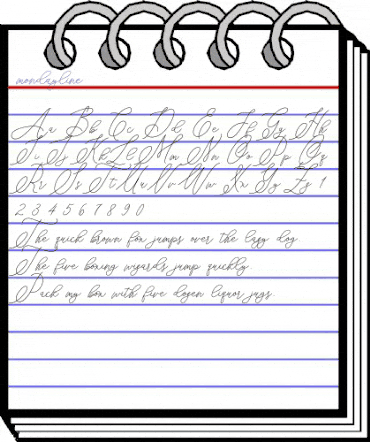 mondayline Regular animated font preview mondayline Regular animated font preview