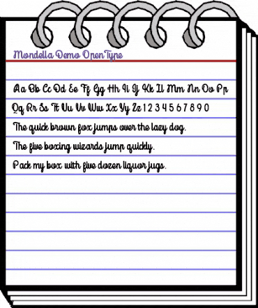 Mondella Demo Regular animated font preview Mondella Demo Regular animated font preview