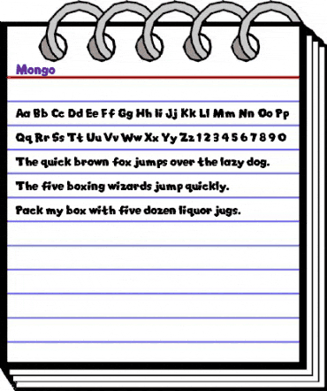 Mongo Medium animated font preview