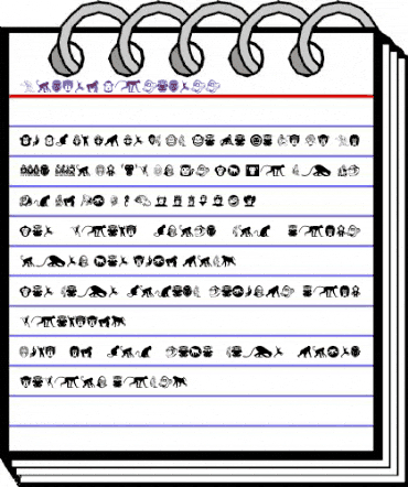 Monkey Business Regular animated font preview