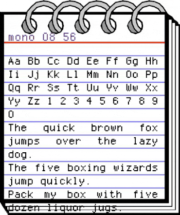 mono 08_56 Regular animated font preview mono 08_56 Regular animated font preview