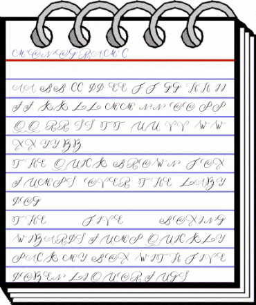 MONOGRAM C Regular animated font preview