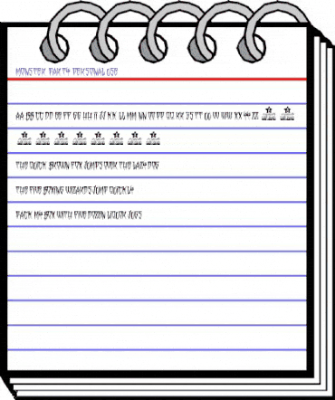 MONSTER PARTY PERSONAL USE Regular animated font preview MONSTER PARTY PERSONAL USE Regular animated font preview