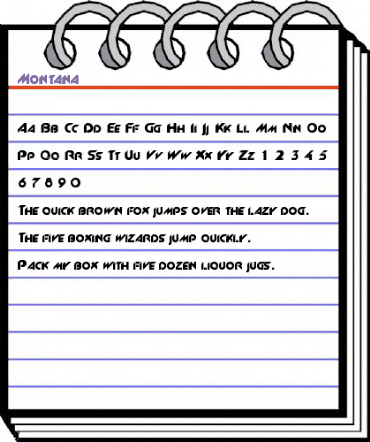 Montana Regular animated font preview Montana Regular animated font preview