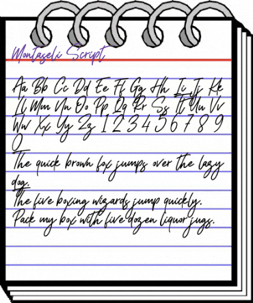 Montaseli Script animated font preview Montaseli Script animated font preview