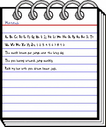 Monterado Regular animated font preview