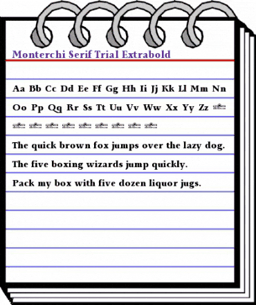 Monterchi Serif Trial Extrabold animated font preview Monterchi Serif Trial Extrabold animated font preview