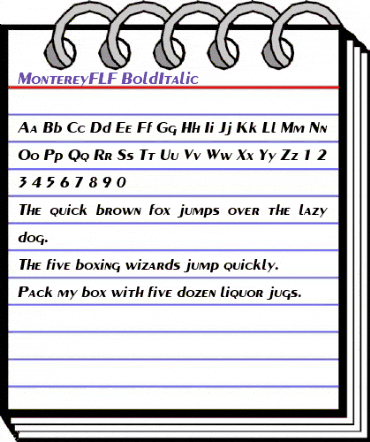 MontereyFLF Regular animated font preview MontereyFLF Regular animated font preview