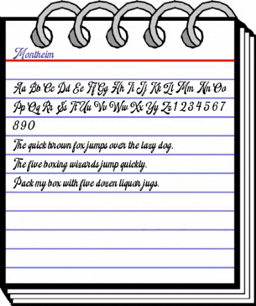 Montheim Regular animated font preview Montheim Regular animated font preview