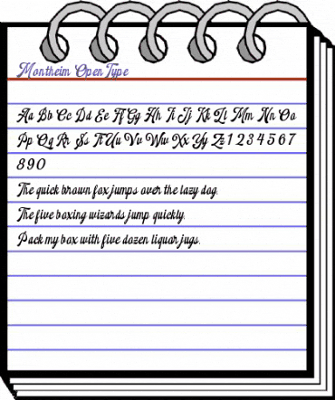 Montheim Regular animated font preview Montheim Regular animated font preview