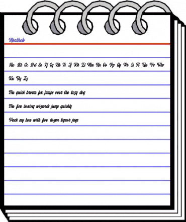 Monthelo Regular animated font preview Monthelo Regular animated font preview