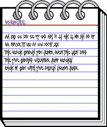 Monumental Regular animated font preview