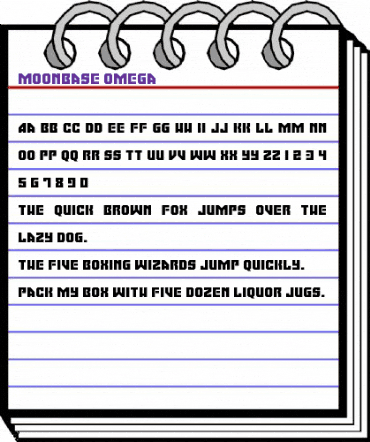 Moonbase Omega Regular animated font preview Moonbase Omega Regular animated font preview
