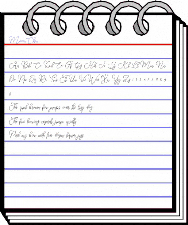 Moon Chin Regular animated font preview Moon Chin Regular animated font preview