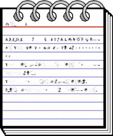 Moonscape A animated font preview