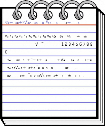 MorganAvec RegularFigures animated font preview MorganAvec RegularFigures animated font preview