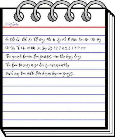 Moskova Regular animated font preview Moskova Regular animated font preview