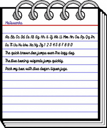 Motowerks Regular animated font preview Motowerks Regular animated font preview