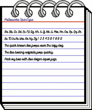 Motowerks Regular animated font preview Motowerks Regular animated font preview