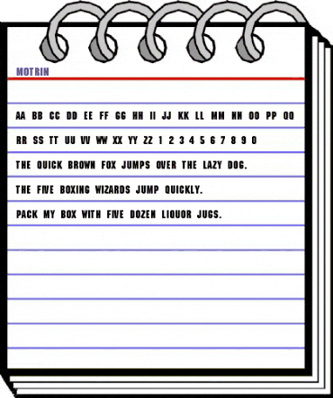 Machine-Light Regular animated font preview Machine-Light Regular animated font preview