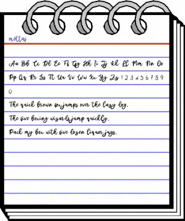 mottas Regular animated font preview mottas Regular animated font preview