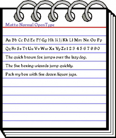 Motto Regular animated font preview Motto Regular animated font preview