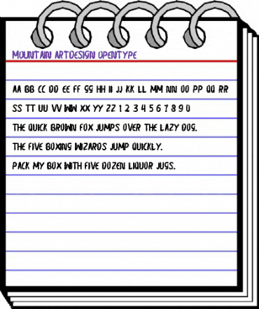 mountain art design animated font preview mountain art design animated font preview