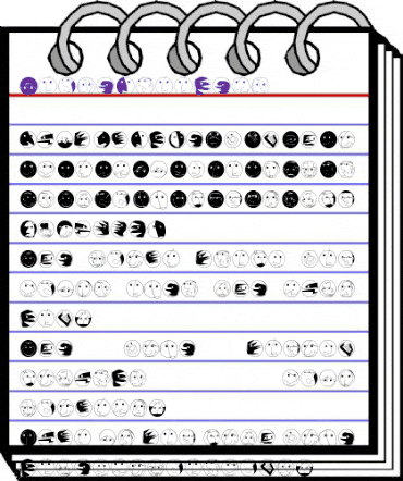 MouseDroodels Regular animated font preview