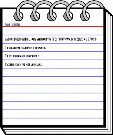 Movie Poster Bold animated font preview Movie Poster Bold animated font preview