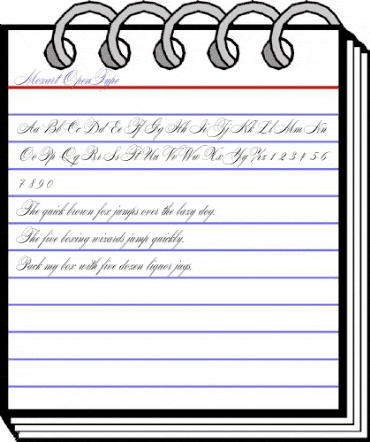 Mozart Regular animated font preview Mozart Regular animated font preview