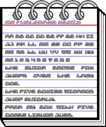 MR FUGLESANG REMIX Regular animated font preview MR FUGLESANG REMIX Regular animated font preview