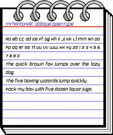 mrh Anton Alt. Oblique animated font preview mrh Anton Alt. Oblique animated font preview