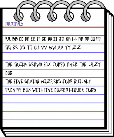 Mrnikas Regular animated font preview Mrnikas Regular animated font preview