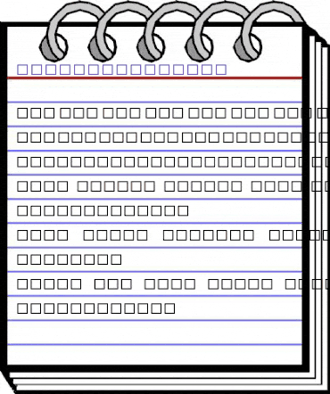 mssansru Regular animated font preview