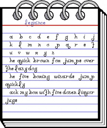 MTF Elegance Regular animated font preview MTF Elegance Regular animated font preview