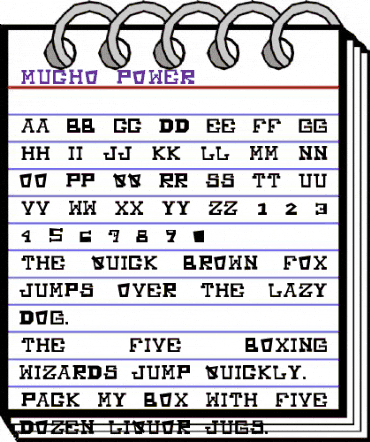 Mucho_Power Regular animated font preview Mucho_Power Regular animated font preview
