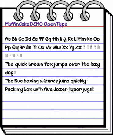 Muffin Cake DEMO Regular animated font preview Muffin Cake DEMO Regular animated font preview
