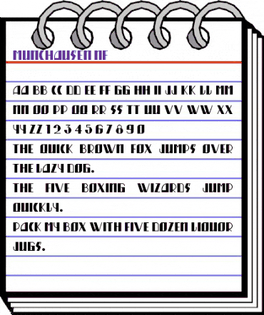 Munchausen NF Regular animated font preview Munchausen NF Regular animated font preview
