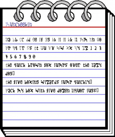 Muncheekin Regular animated font preview Muncheekin Regular animated font preview