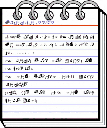 Musical Pi Regular animated font preview Musical Pi Regular animated font preview