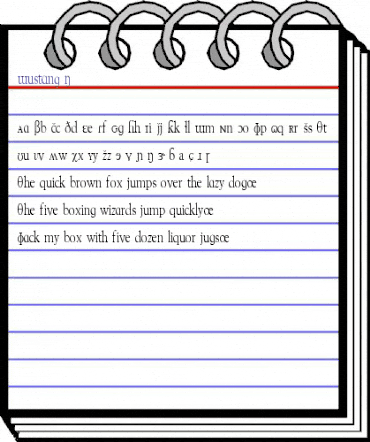 Mustang 4 Regular animated font preview Mustang 4 Regular animated font preview