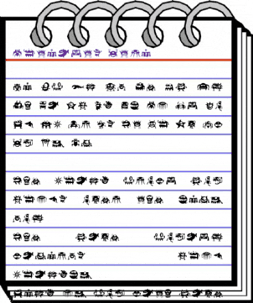 Mutaints Xtra Regular animated font preview Mutaints Xtra Regular animated font preview