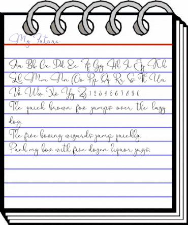 My Future Regular animated font preview