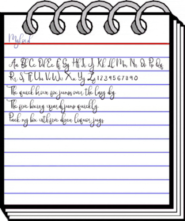 Mylord Regular animated font preview Mylord Regular animated font preview