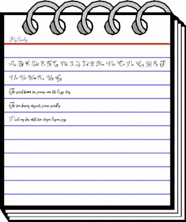 My Lovely Regular animated font preview My Lovely Regular animated font preview