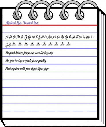 Mystical Eyes Personal Use Regular animated font preview Mystical Eyes Personal Use Regular animated font preview