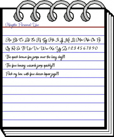 Nagitta Personal Use Regular animated font preview Nagitta Personal Use Regular animated font preview